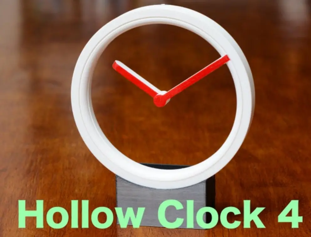 悬浮时钟升级版 Hollow Clock STL下载 - 偶像便利店