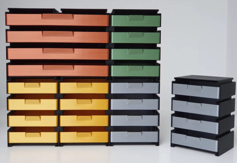 模块化抽屉系统 Fast-Printing Modular Drawer System STL下载 - 偶像便利店