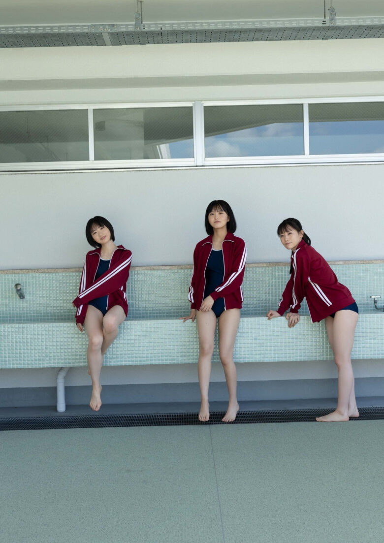 Chihiro Arioka 有岡ちひろ, Miu Koshiba 小柴美羽, Haru Higa 比賀ハル, ワニブックス デジタル写真集 [複雑な関係] Set.02【节选】 - 偶像便利店