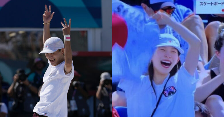 巴黎奥运｜日本滑板选手白井空良场边疑似女友的「笑颜の女神」掀讨论！网惊：原来是超人气模特儿！ - 偶像便利店
