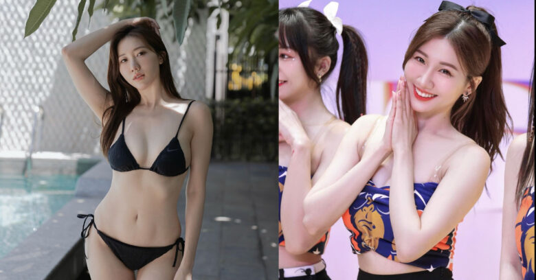 美臀特写无敌！「啦啦队林志玲」游游比基尼辣照、嫩白牛奶肌闪亮动人！ - 偶像便利店