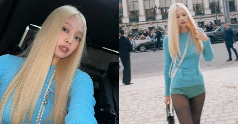 网上反应评价两极！ Jennie 金发造型现身巴黎 Chanel 春夏大秀，粉丝：还是黑发好看… - 偶像便利店