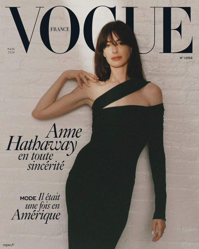 Anne Hathaway x Vogue France November 2024，美的不像话 - 偶像便利店