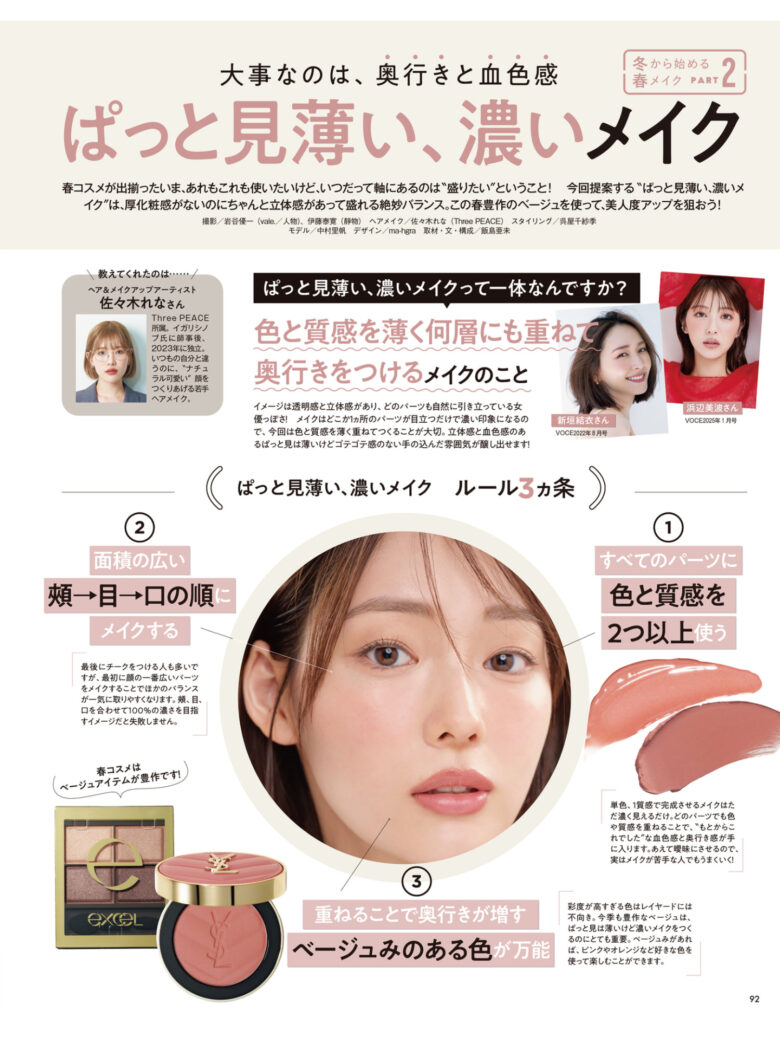中村里帆 ＶＯＣＥ (ヴォーチェ)　２０２５年２月号 - 偶像便利店