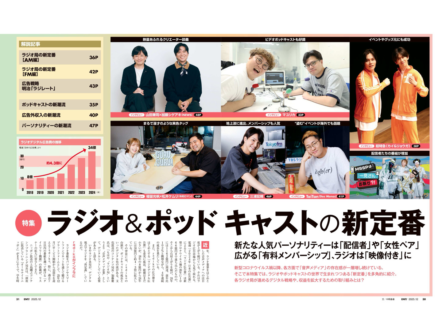 日経エンタテインメント! 2025年12月号 - 偶像便利店