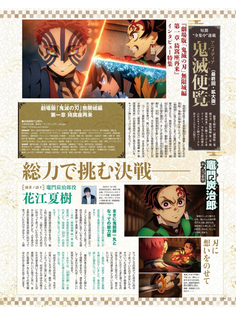 鬼灭之刃 アニメディア2025年10月号 - 偶像便利店